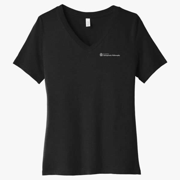 Women's Jersey Short Sleeve Deep V-Neck Tee Thumbnail