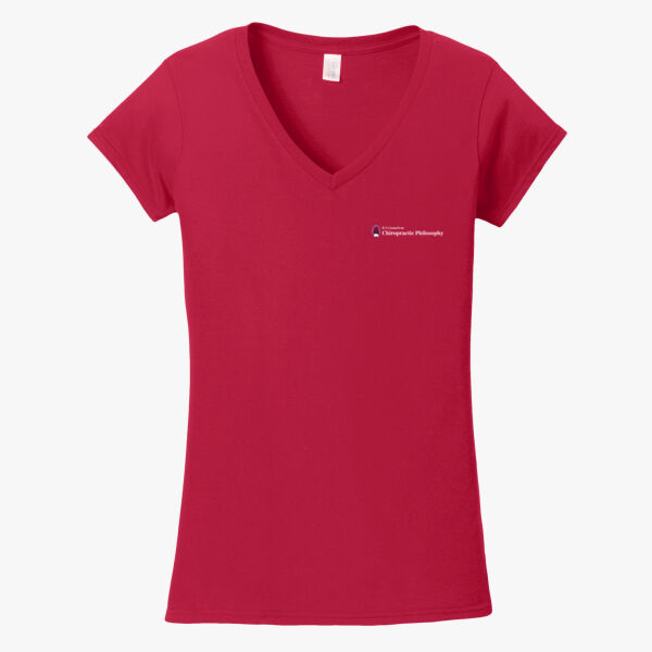 Softstyle Ladies' V-Neck Tee Thumbnail