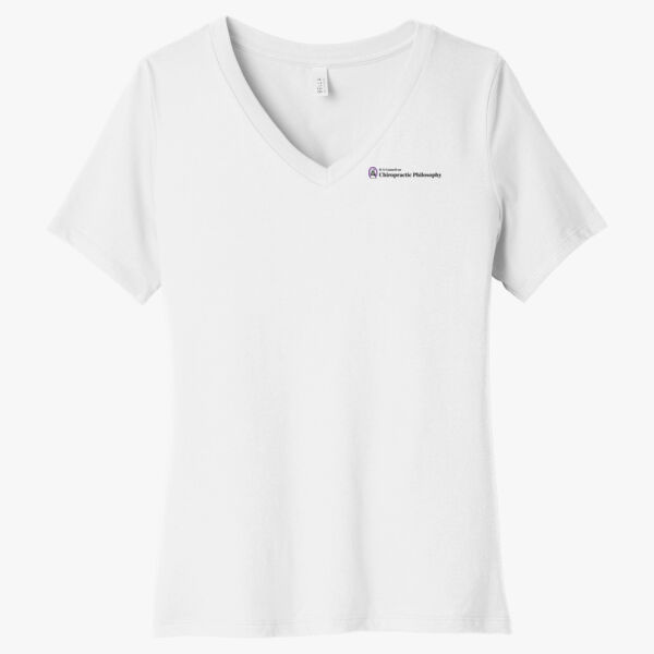 Women's Jersey Short Sleeve Deep V-Neck Tee Thumbnail